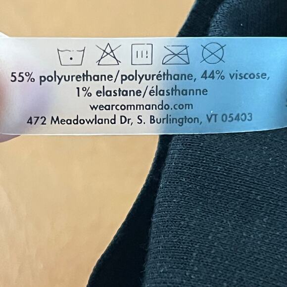 Commando Brown Faux Leather Paperbag Waist Pants NWT Medium Oxblood Color Lined - Picture 13 of 15